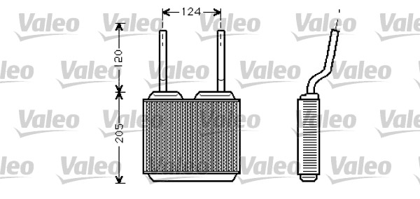 VALEO 812146 Scambiatore calore, Riscaldamento abitacolo-Scambiatore calore, Riscaldamento abitacolo-Ricambi Euro