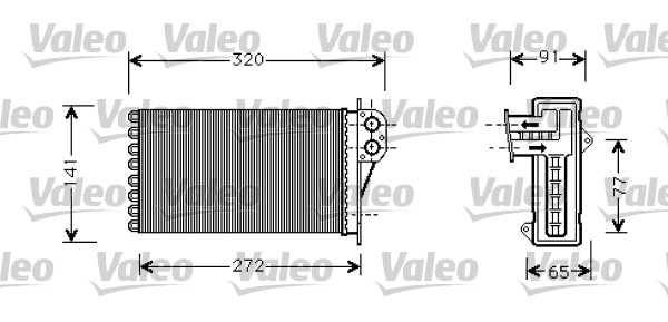 VALEO 812221 Hőcserélő,...