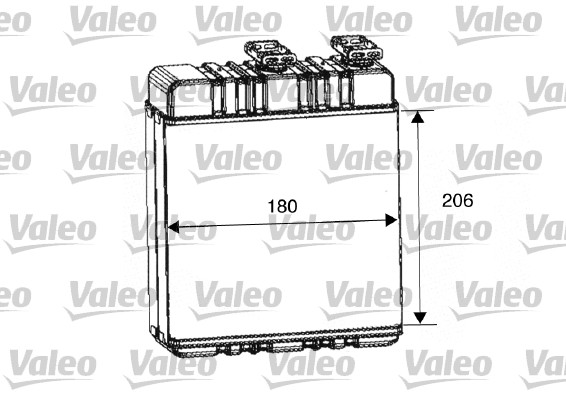 VALEO 812222 Scambiatore calore, Riscaldamento abitacolo