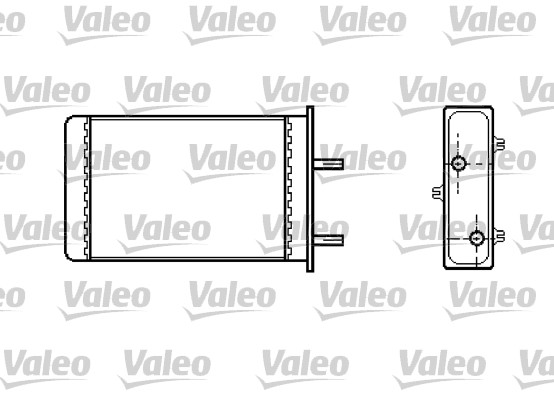 VALEO 812334 Scambiatore calore, Riscaldamento abitacolo