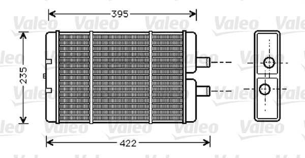 VALEO 812353 Scambiatore calore, Riscaldamento abitacolo