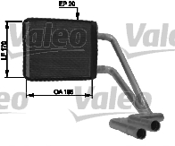 VALEO 812433 Scambiatore calore, Riscaldamento abitacolo-Scambiatore calore, Riscaldamento abitacolo-Ricambi Euro