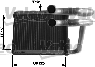 VALEO 812434 Scambiatore calore, Riscaldamento abitacolo