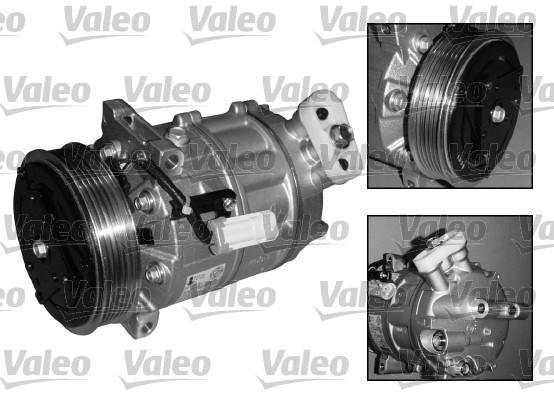 VALEO 813122 Kompresor,...