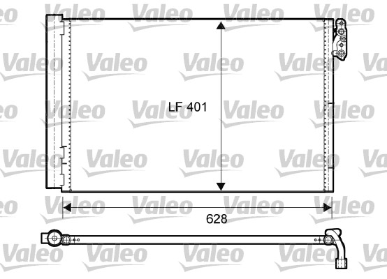 VALEO 814011 Condensatore, Climatizzatore-Condensatore, Climatizzatore-Ricambi Euro