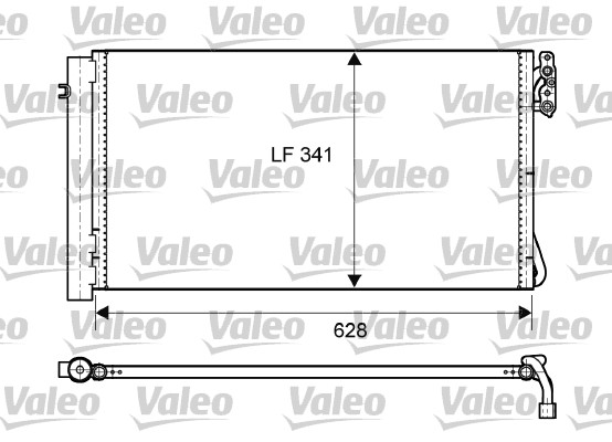 VALEO 814012 Condensatore, Climatizzatore-Condensatore, Climatizzatore-Ricambi Euro