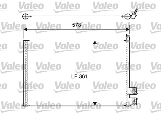 VALEO 814083 Condensatore, Climatizzatore-Condensatore, Climatizzatore-Ricambi Euro