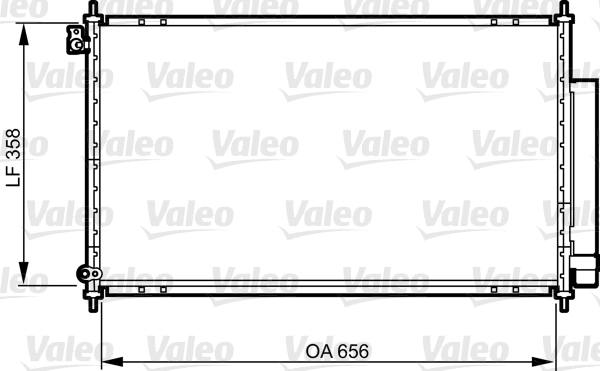 VALEO 814159 Condensatore, Climatizzatore-Condensatore, Climatizzatore-Ricambi Euro