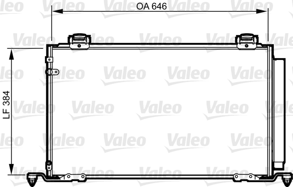 VALEO 814209 Condensatore, Climatizzatore-Condensatore, Climatizzatore-Ricambi Euro