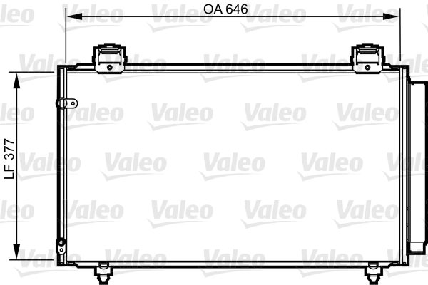 VALEO 814210 Condensatore, Climatizzatore-Condensatore, Climatizzatore-Ricambi Euro