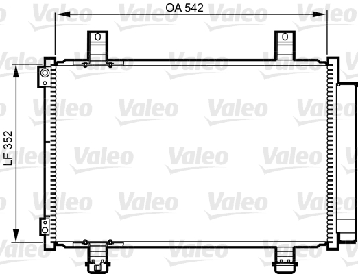 VALEO 814219 Condensatore, Climatizzatore-Condensatore, Climatizzatore-Ricambi Euro