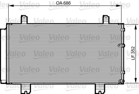 VALEO 814226 Condensatore, Climatizzatore