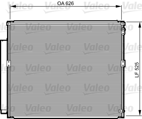 VALEO 814230 Condensatore,...