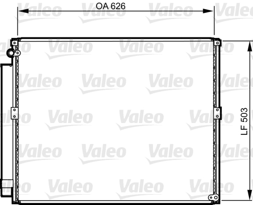 VALEO 814236 Condensatore, Climatizzatore-Condensatore, Climatizzatore-Ricambi Euro