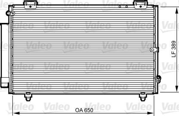 VALEO 814238 Condensatore, Climatizzatore-Condensatore, Climatizzatore-Ricambi Euro