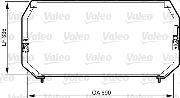 VALEO 814246 Condensatore, Climatizzatore