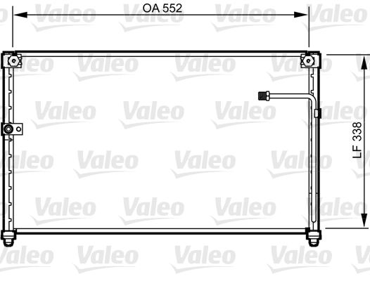 VALEO 814251 Condensatore, Climatizzatore-Condensatore, Climatizzatore-Ricambi Euro