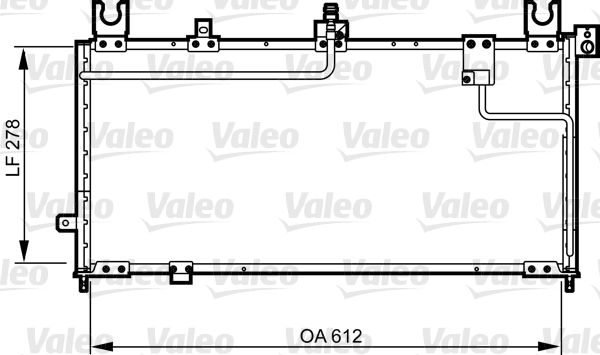 VALEO 814253 Condensatore, Climatizzatore-Condensatore, Climatizzatore-Ricambi Euro