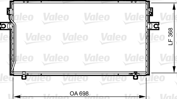 VALEO 814256 Condensatore, Climatizzatore