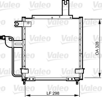 VALEO 814258 Condensatore, Climatizzatore-Condensatore, Climatizzatore-Ricambi Euro