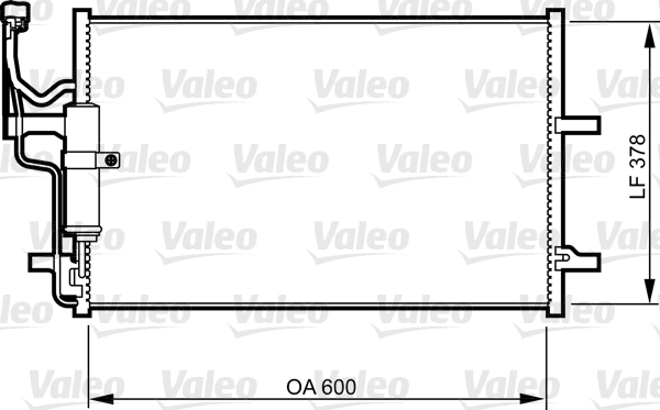 VALEO 814265 Condensatore, Climatizzatore-Condensatore, Climatizzatore-Ricambi Euro