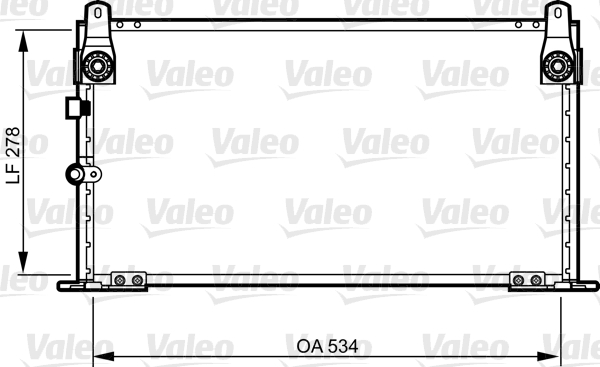 VALEO 814269 Condensatore, Climatizzatore