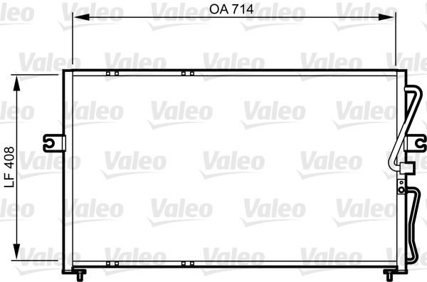 VALEO 814270 Condensatore, Climatizzatore-Condensatore, Climatizzatore-Ricambi Euro