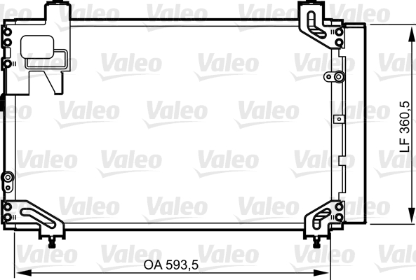 VALEO 814271 Condensatore, Climatizzatore-Condensatore, Climatizzatore-Ricambi Euro