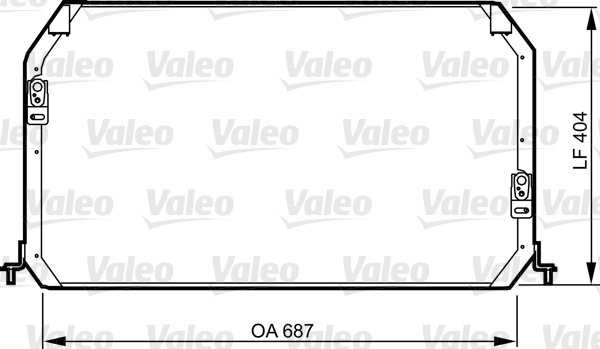 VALEO 814282 Condensatore, Climatizzatore