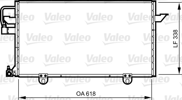 VALEO 814286 Condensatore, Climatizzatore-Condensatore, Climatizzatore-Ricambi Euro