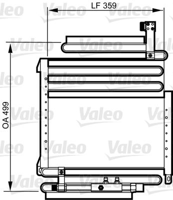 VALEO 814288 Condensatore, Climatizzatore-Condensatore, Climatizzatore-Ricambi Euro