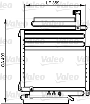 VALEO 814296 Condensatore, Climatizzatore-Condensatore, Climatizzatore-Ricambi Euro