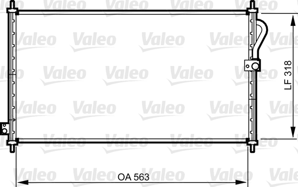 VALEO 814302 Condensatore, Climatizzatore-Condensatore, Climatizzatore-Ricambi Euro