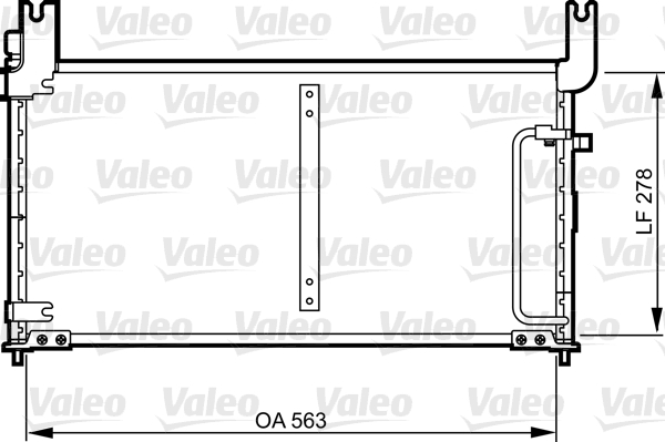 VALEO 814305 Condensatore, Climatizzatore-Condensatore, Climatizzatore-Ricambi Euro