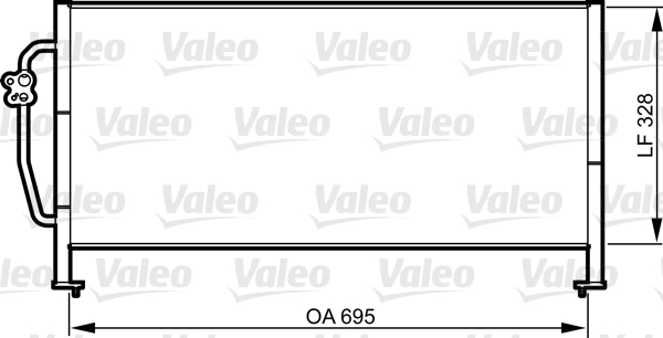 VALEO 814306 Condensatore, Climatizzatore-Condensatore, Climatizzatore-Ricambi Euro