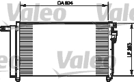 VALEO 814349 Condensatore, Climatizzatore-Condensatore, Climatizzatore-Ricambi Euro