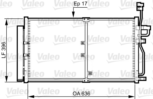 VALEO 814359 Condensatore, Climatizzatore-Condensatore, Climatizzatore-Ricambi Euro