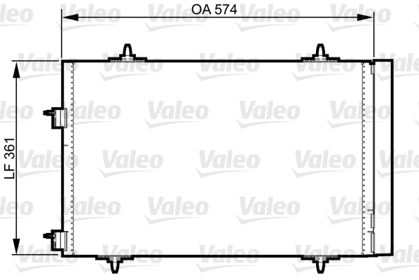 VALEO 814365 Condensatore, Climatizzatore