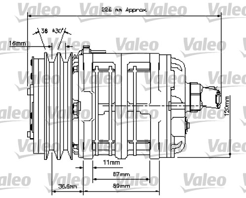 VALEO 815812 Compressore, Climatizzatore