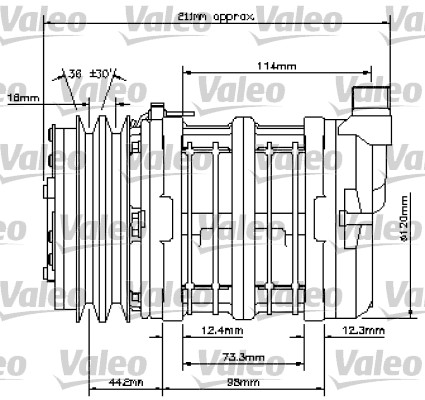 VALEO 815813 Compressore, Climatizzatore-Compressore, Climatizzatore-Ricambi Euro