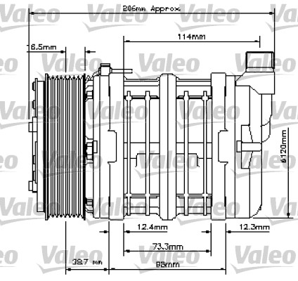 VALEO 815815 Compressore, Climatizzatore-Compressore, Climatizzatore-Ricambi Euro