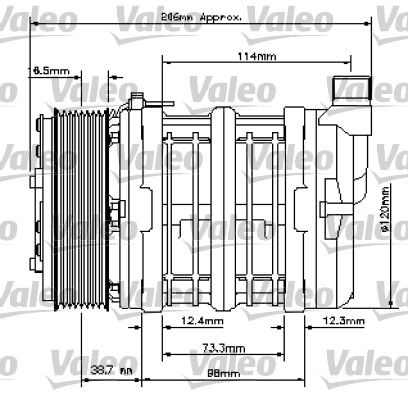 VALEO 815821 Compressore, Climatizzatore-Compressore, Climatizzatore-Ricambi Euro