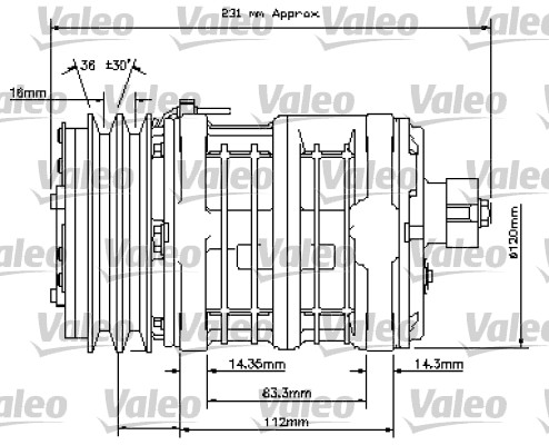 VALEO 815823 Compressore, Climatizzatore-Compressore, Climatizzatore-Ricambi Euro