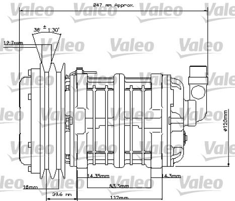 VALEO 815827 Compressore, Climatizzatore-Compressore, Climatizzatore-Ricambi Euro