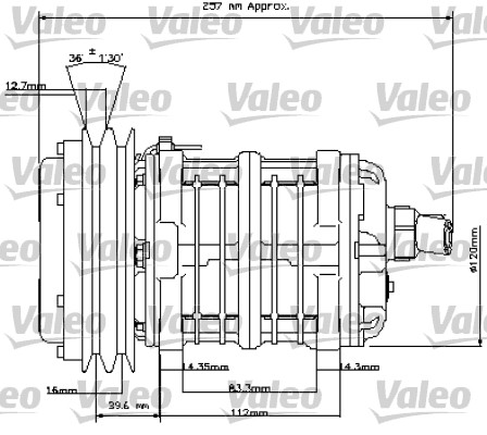 VALEO 815828 Compressore, Climatizzatore-Compressore, Climatizzatore-Ricambi Euro