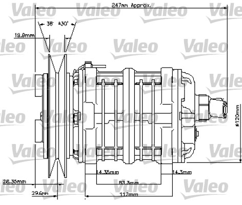 VALEO 815832 Compressore, Climatizzatore-Compressore, Climatizzatore-Ricambi Euro