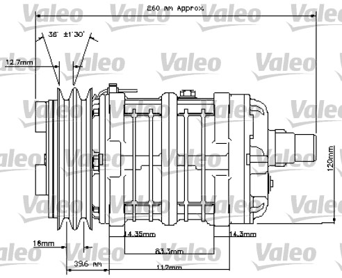 VALEO 815841 Compressore, Climatizzatore-Compressore, Climatizzatore-Ricambi Euro