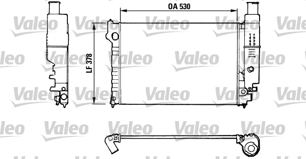 VALEO 816554 Radiatore,...