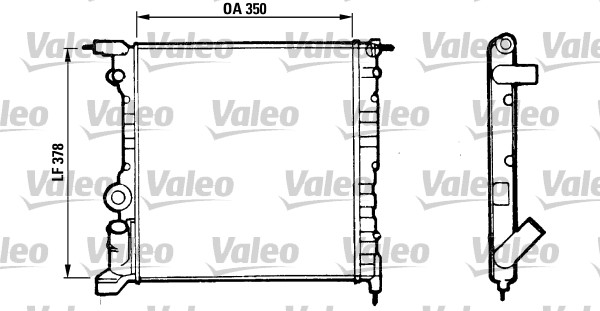 VALEO 816656 Radiatore, Raffreddamento motore-Radiatore, Raffreddamento motore-Ricambi Euro