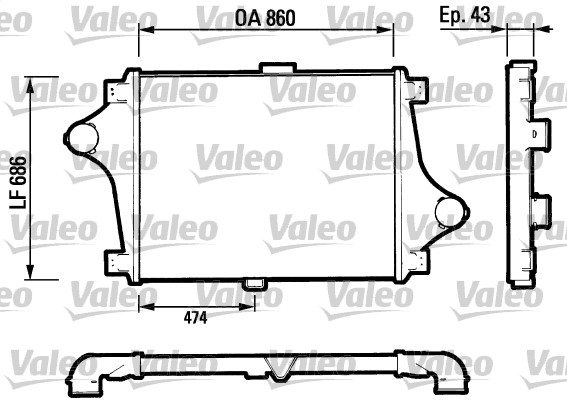 VALEO 816693 Intercooler
